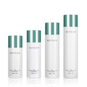 KY040 - Chai Toner Nhựa PET Trắng Nắp Vặn Xanh UV Cao Cấp
