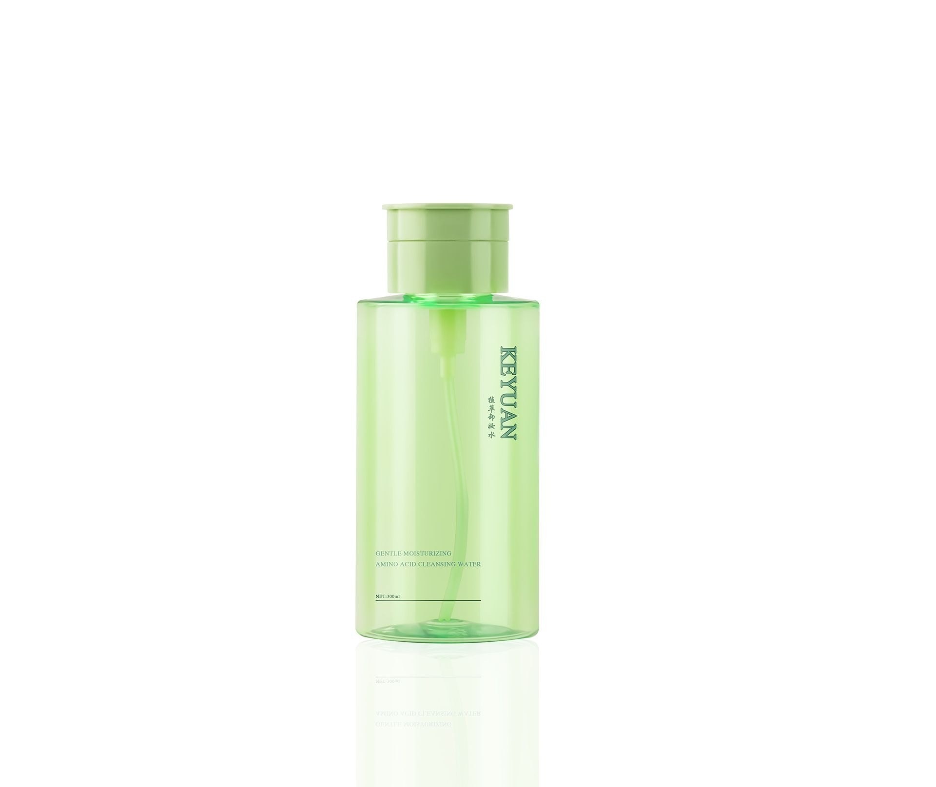 KY231 - Chai nhựa PET 300ml vòi bơm ấn cao cấp đựng nước hoa hồng, tẩy trang