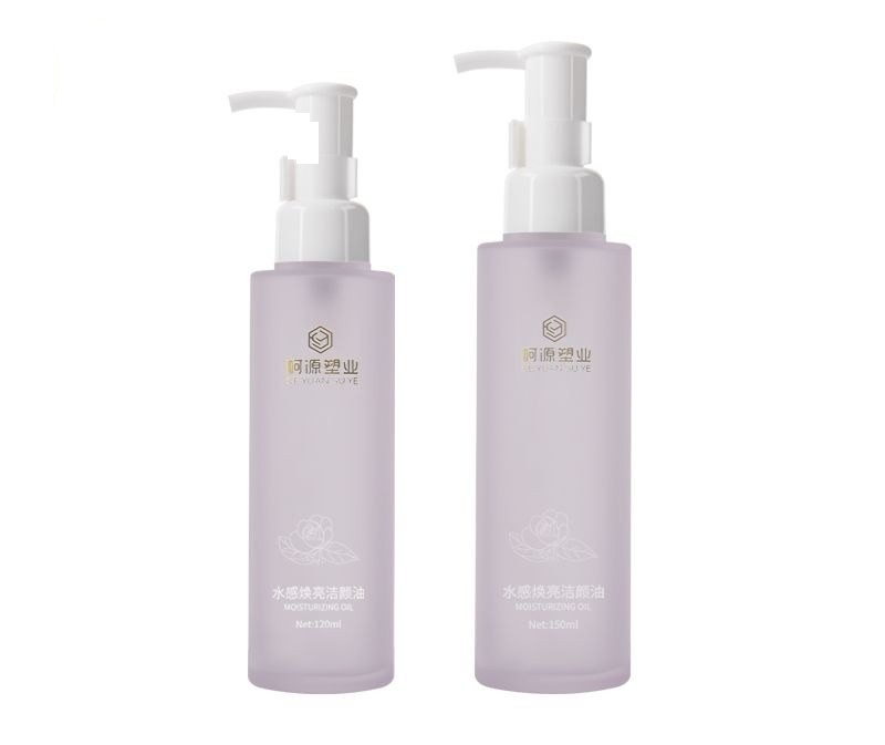 Chai Bơm Lotion PETG Cao Cấp Màu Tím 120ml/150ml Có Khóa Buckle - KY201-4