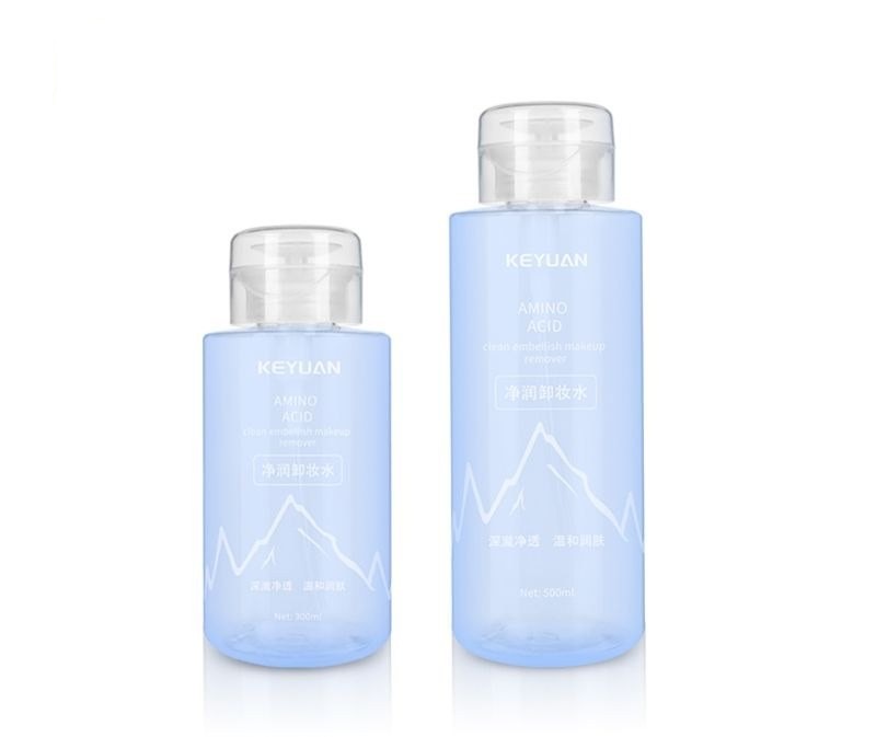 KY036 - Chai Nhựa PET Vòi Bấm Đựng Nước Tẩy Trang 300ml 500ml