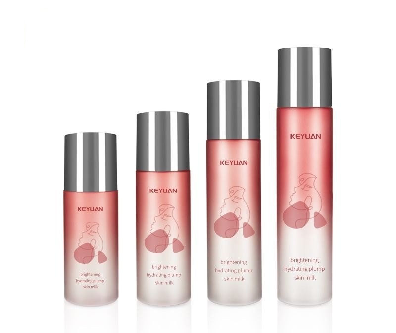 KY011 - Chai Toner Nhựa PET Cao Cấp Màu Đỏ Gradient