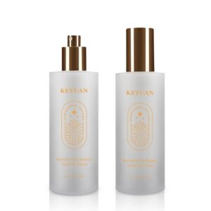 KY056 - Chai Xịt Sương PET Mờ Trong Vai Tròn, Đầu Xịt UV Chăm Sóc Da