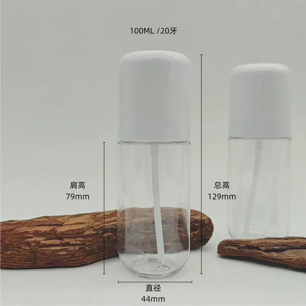 Chai nhựa nắp vặn trắng kèm kích thước
